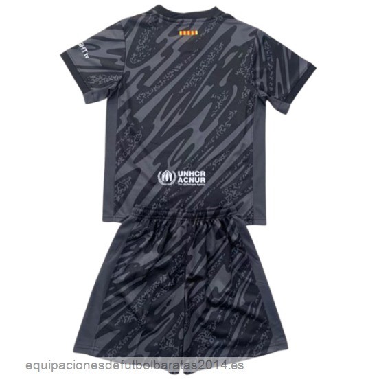 Nuevo Portero Conjunto De Hombre Barcelona 24/25 Negro Baratas